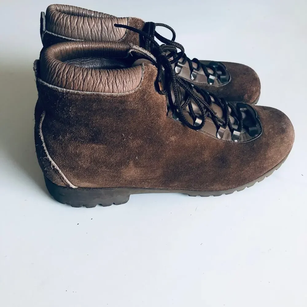VTG Dunham Tyroleans Men's 6.5 / Women's 8 Italian Suede Hiking Boot